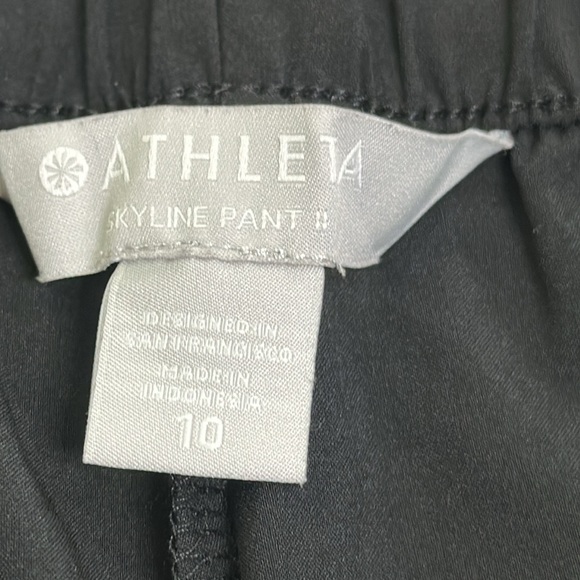 Athleta skyline pant ll black ankle high rise pant size 10 - Picture 6 of 11